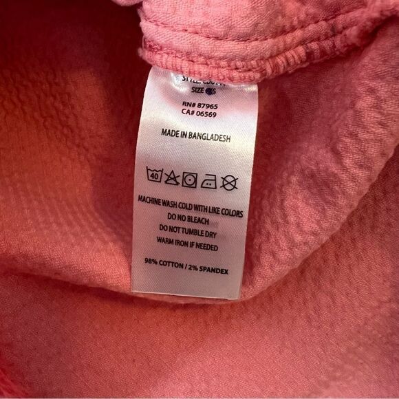 Elan Corduroy Button Front Raw Edge Hem Shirt Jacket - Picture 5 of 6